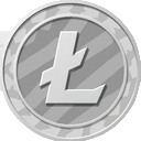 Litecoin LTC Logo - schnelle Krypto-Einzahlung im Rainbet Casino
